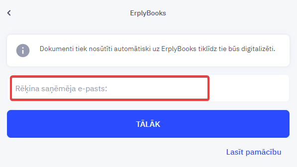 Erplybooks parametri