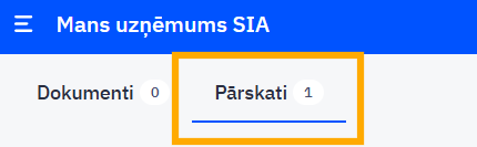 Pārskatu darba virsma