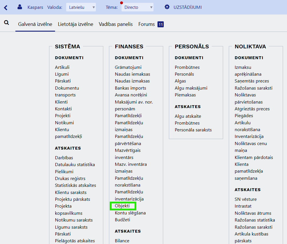 Directo Objekti Directo Objekti