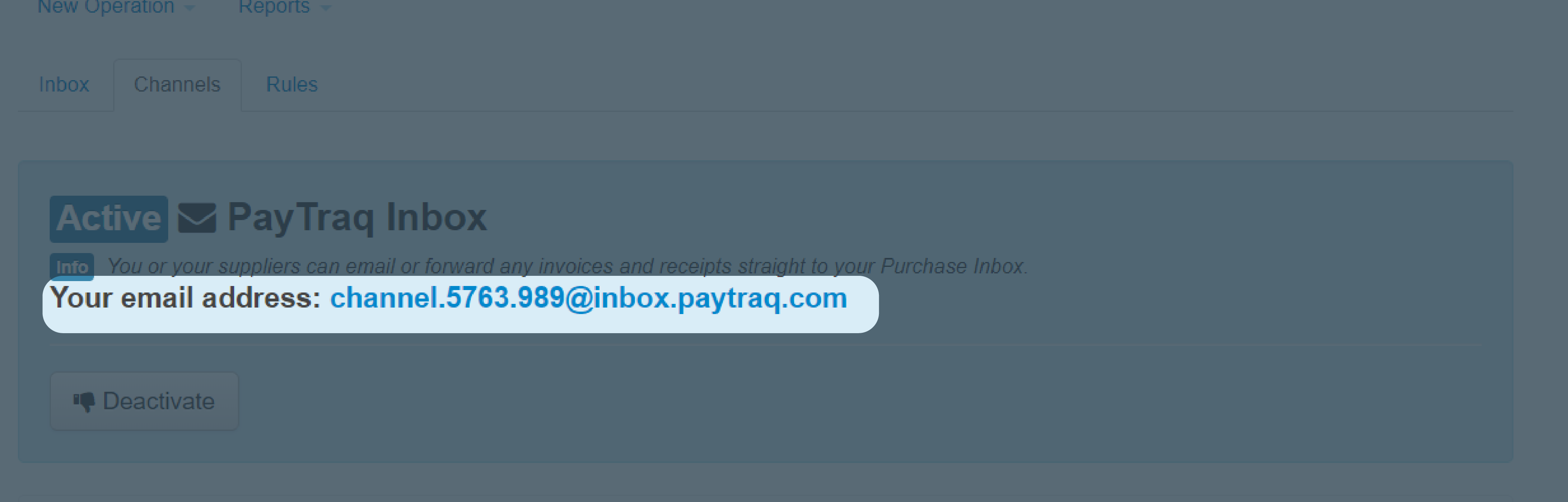 PayTraq email address