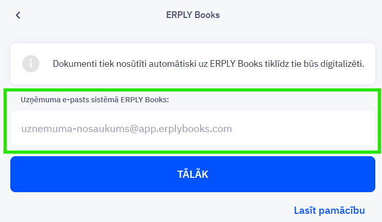 ERPLY Books epasta adrese